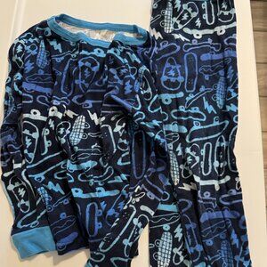 Boys Long Sleeve Pants Pajama Skateboard Set
